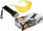 LATARKA UV LED + OKULARY  DO WYKRYWANIA NIESZCZELNOŚCI
