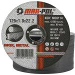Tarcza do metalu Mar-Pol 125x 1,0mm 22,2mm 