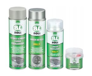 ZESTAW regeneracja felg ze szpachlą alumi. SREBRNY