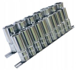 Zestaw nasadek na szynie 8-24 długie  3/8" H2209 Honiton