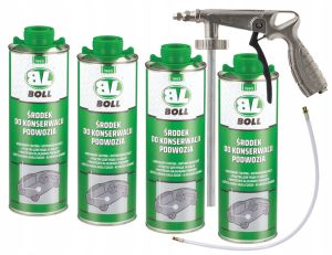 BOLL ŚRODEK KONSERWACJI PODWOZIA 4x 1L + PISTOLET