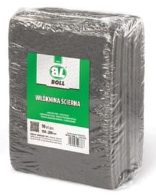 BOLL włóknina ścierna gr. 800 SZARA 150x200mm