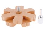 Krążek gumowy do usuwania kleju KARBOWANY 63546 z adapterem fi 90mm