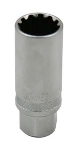 Jonnesway Klucz nasadowy 12-kątny do świec zapłonowych 3/8" 18mm S17H3418