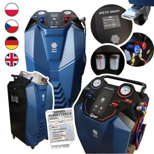 Stacja obsługi klimatyzacji ARCTIC SMART R134A 12kg J. PL/DE/CZ/EN