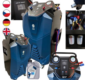 Stacja obsługi klimatyzacji ARCTIC SMART R134A 12kg J. PL/DE/CZ/EN