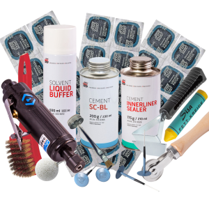 Profesjonalny zestaw wulkanizacyjny do naprawy opon kołki łatki Tip-Top naprawa opon komplet