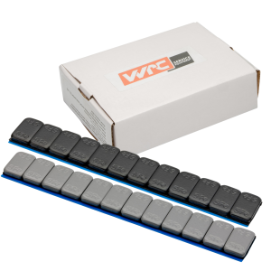 Zestaw ciężarków klejonych do wyważania kół aluminiowych WRC MIX 200szt szare czarne 