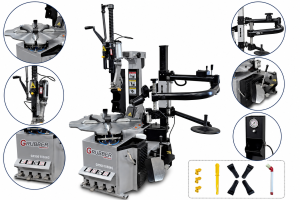 Bezłyżkowa MONTAŻOWNICA AUTOMATYCZNA GRUBBER GR900 RISING RAMIĘ RUNFLAT 400V 28"
