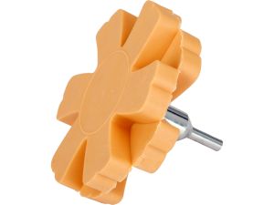 Krążek tarcza gumowa do usuwania kleju po ciężarkach zabrudzeń Karbowany 88mm M8 na wiertarkę YATO