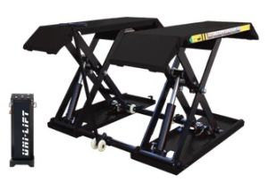 Podnośnik nożycowy 3,5 t UNI-LIFT PN-1.2M UNI-TROL – niskoprofilowy podnośnik warsztatowy 400 V