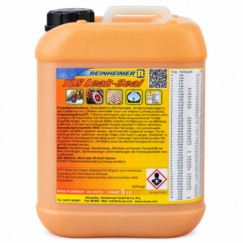 Uszczelniacz do opon maszyn wolnobieżnych TLS-Leak-Seal 5l RH